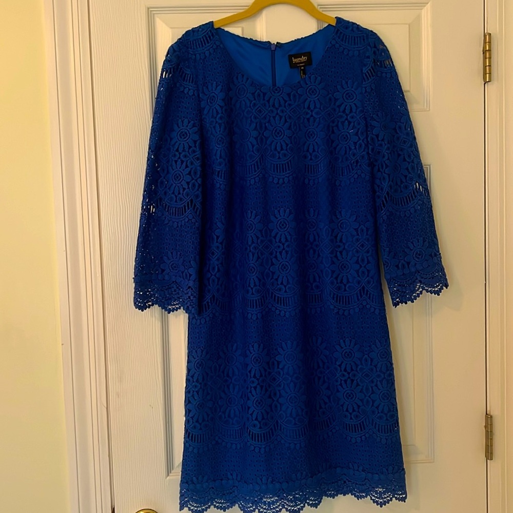 Royal blue dress size 10 Laundry by Shelli Segal